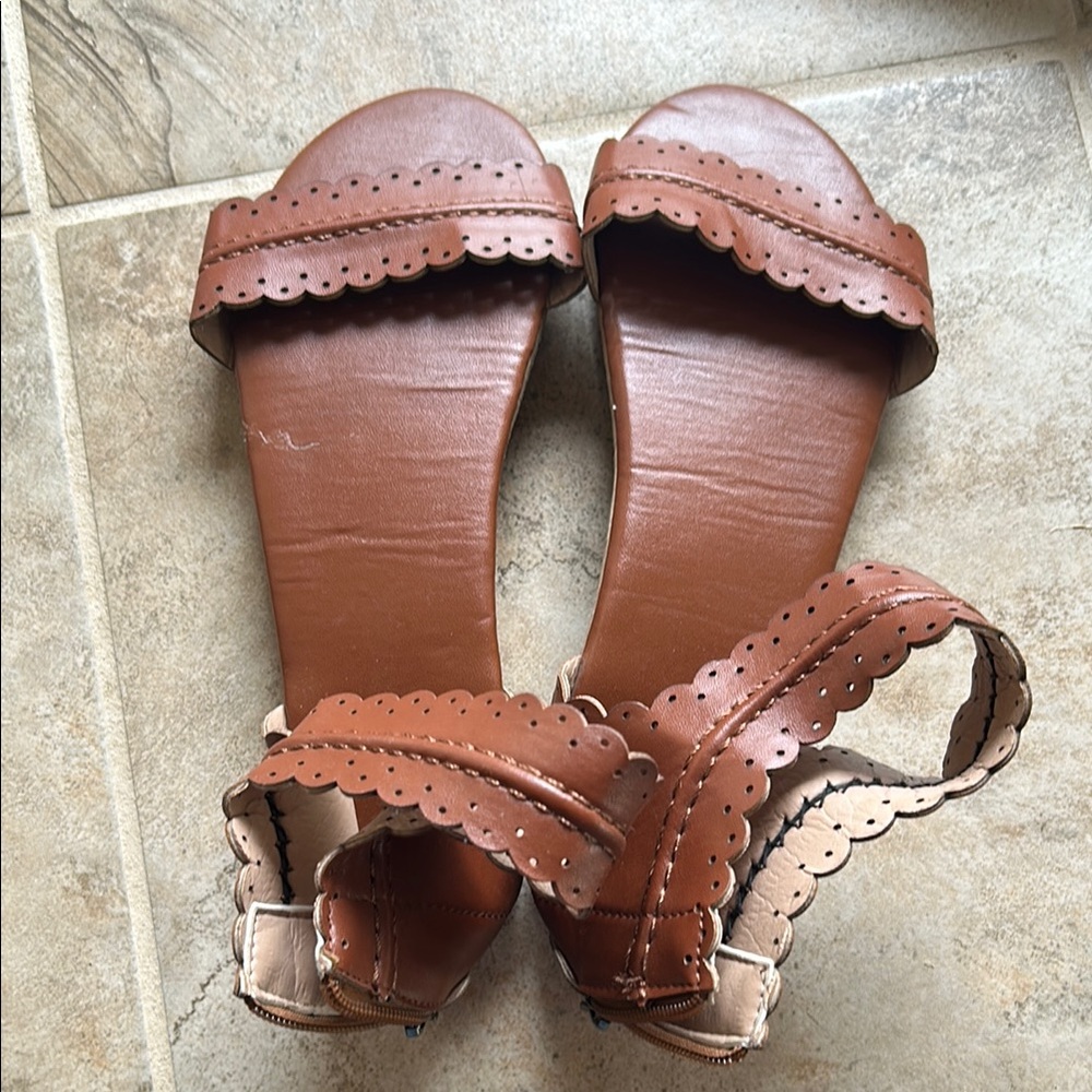 Brown Leather Sandals